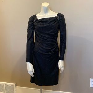 David Meister Long Sleeve Black Dress - NWT